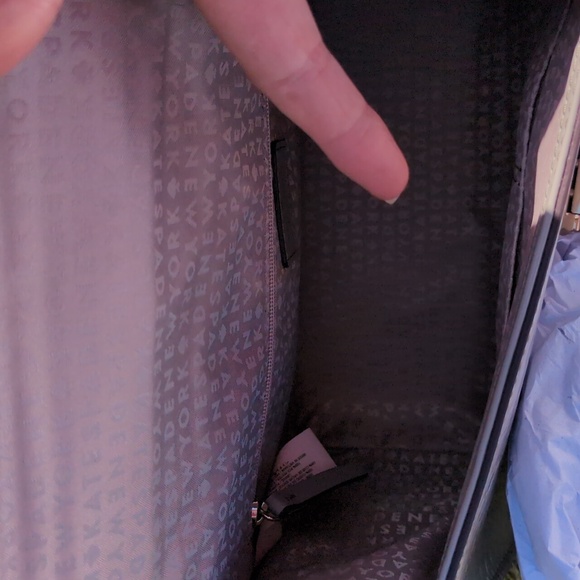 Kate Spade Doris Knightsbridge Grey Crocodile Emboss Leather Crossbody Satchel - Picture 9 of 14